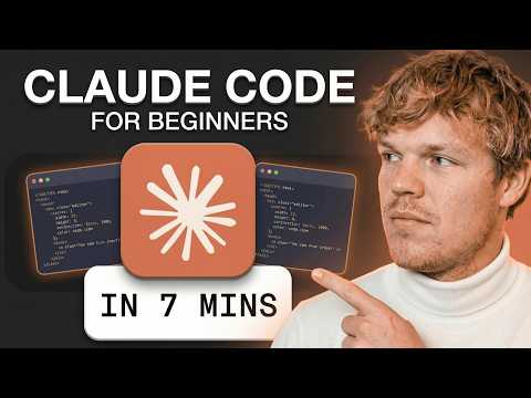 Video thumbnail: How To Use Claude Code For Beginners