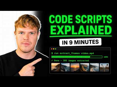 Video thumbnail: Code Scripts Explained in 9 Minutes (for beginners)