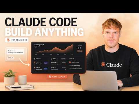 Video thumbnail: How To Use Claude Code To Build Anything (for beginners)