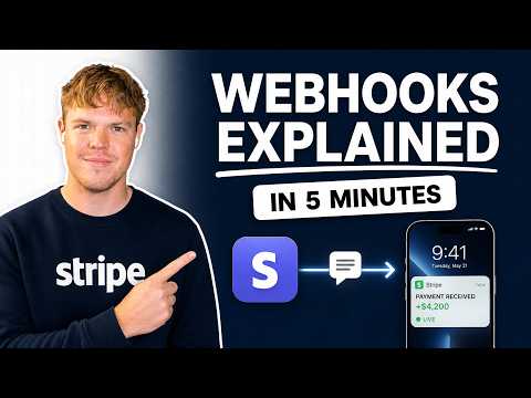 Video thumbnail: Webhooks Explained in 5 Minutes (for beginners)