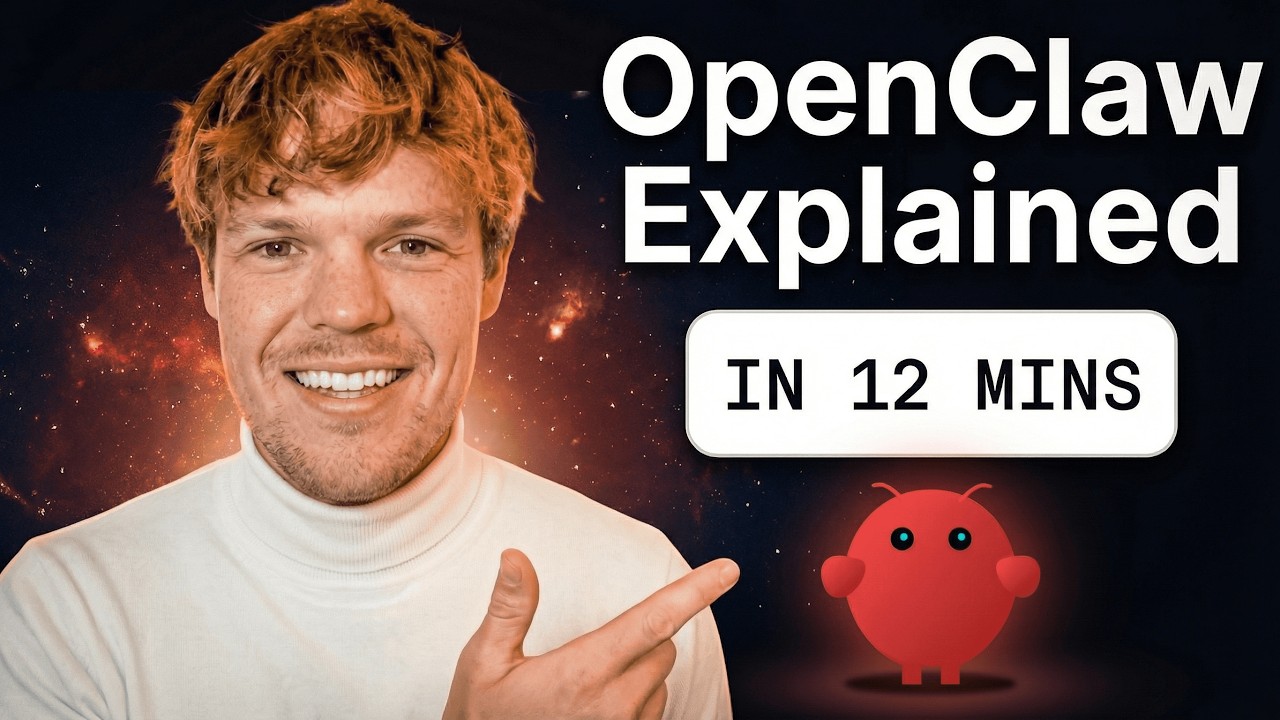 Video: OpenClaw Explained in 12 Minutes (for beginners)