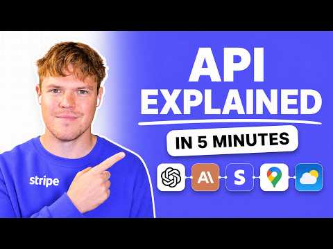 Video thumbnail: API Explained in 5 Minutes (for beginners)