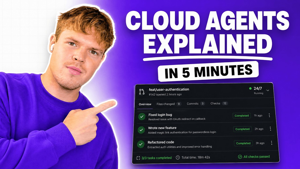 Video: Cloud Agents Explained in 5 Minutes (for beginners)