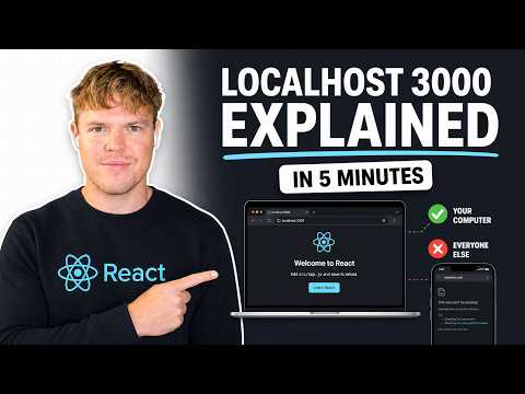 Video thumbnail: Localhost:3000 Explained in 5 Minutes (for beginners)