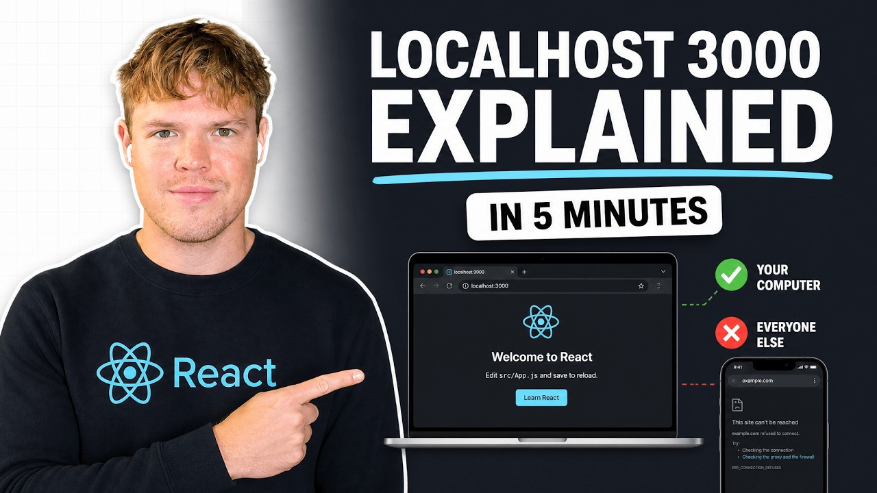 Video: Localhost:3000 Explained in 5 Minutes (for beginners)