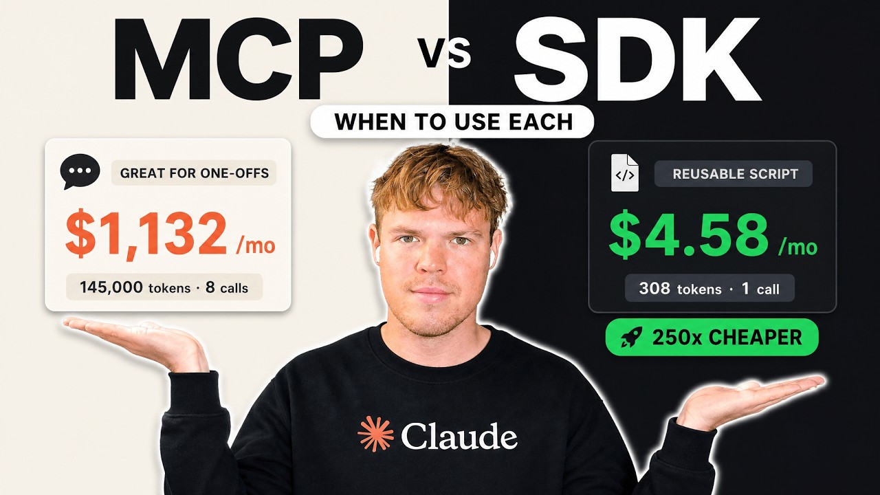 Video: MCP vs SDK Explained: When to Use Each (for beginners)