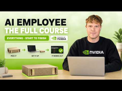 Video thumbnail: How to Build a 24/7 AI Employee Full Guide in 56 min (for beginners)